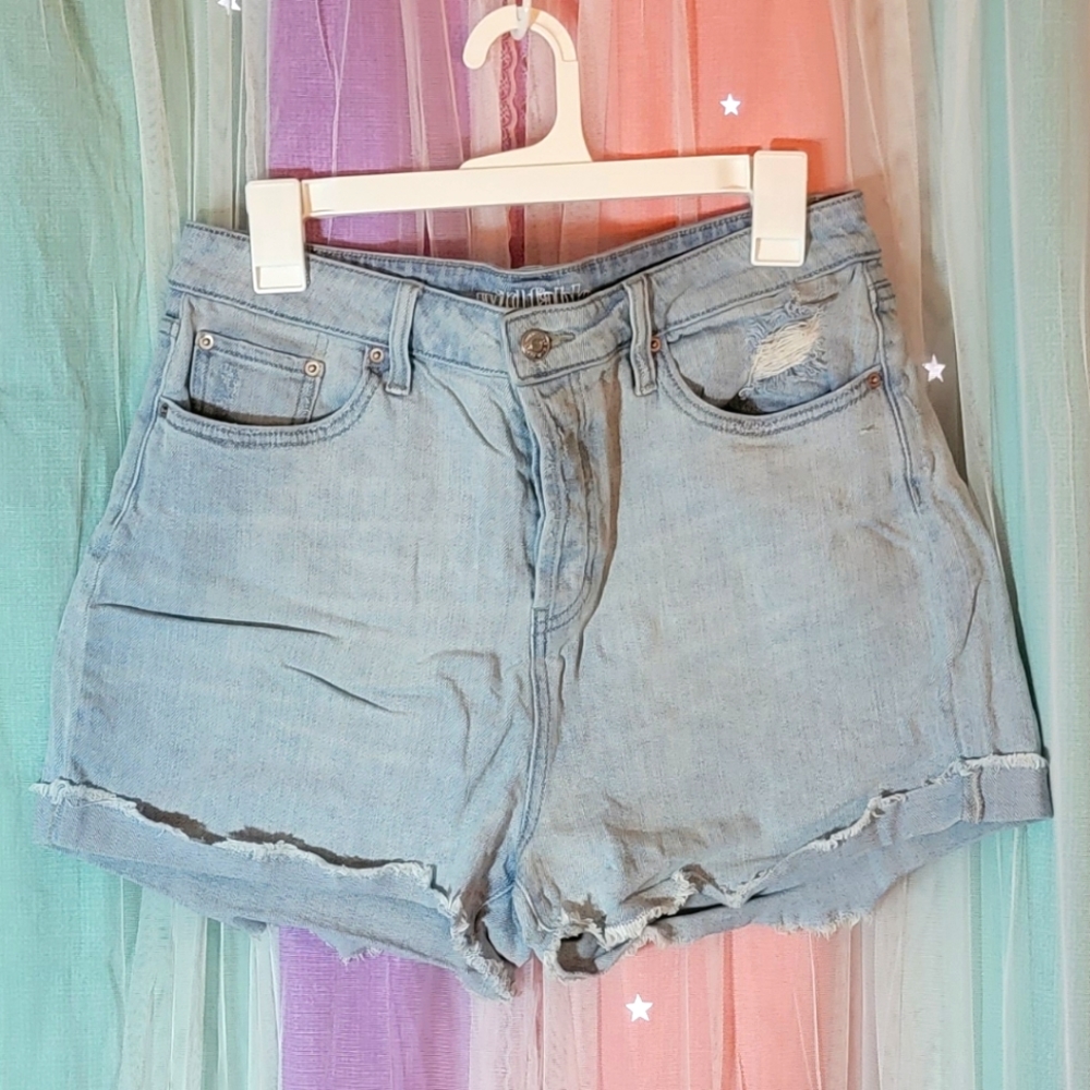 Wild Fable light denim high waisted shorts